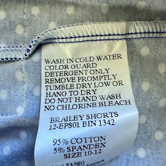 Eleanor Rose Star Spangled Sunglasses Navy White Polka Dot Brailey Shorts 10/12 - Picture 4 of 4